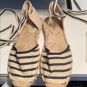 Soludos striped flat espadrille